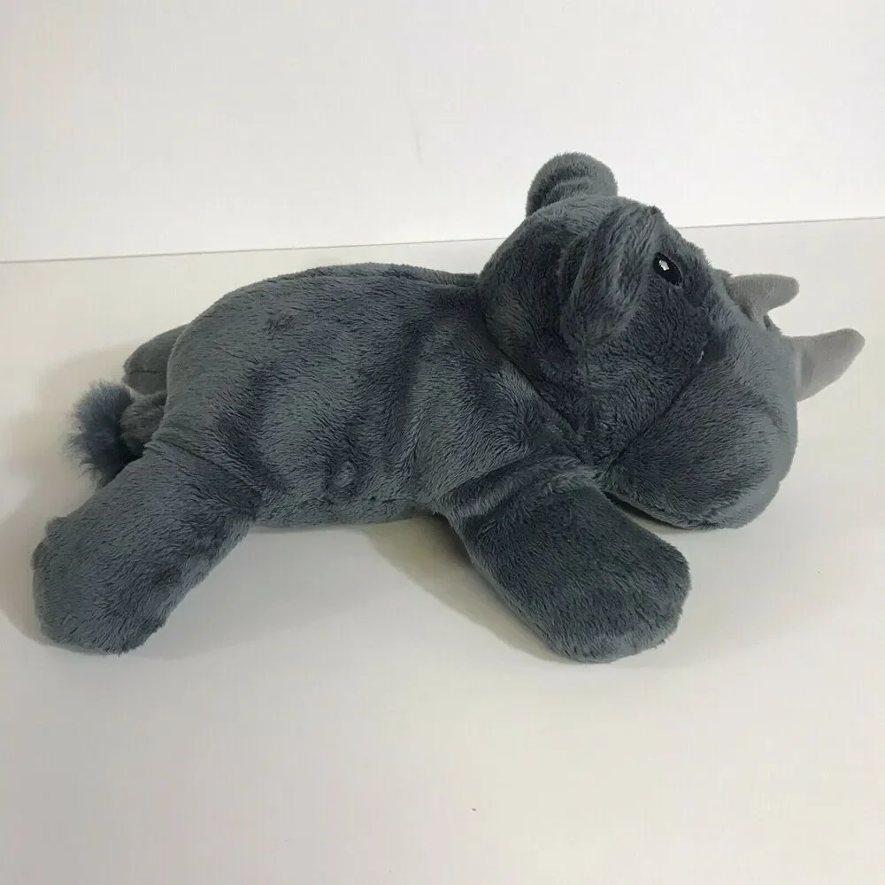 Melissa & Doug Gray Rhino Plush Rhinoceros Stuffed Animal Toy 9”